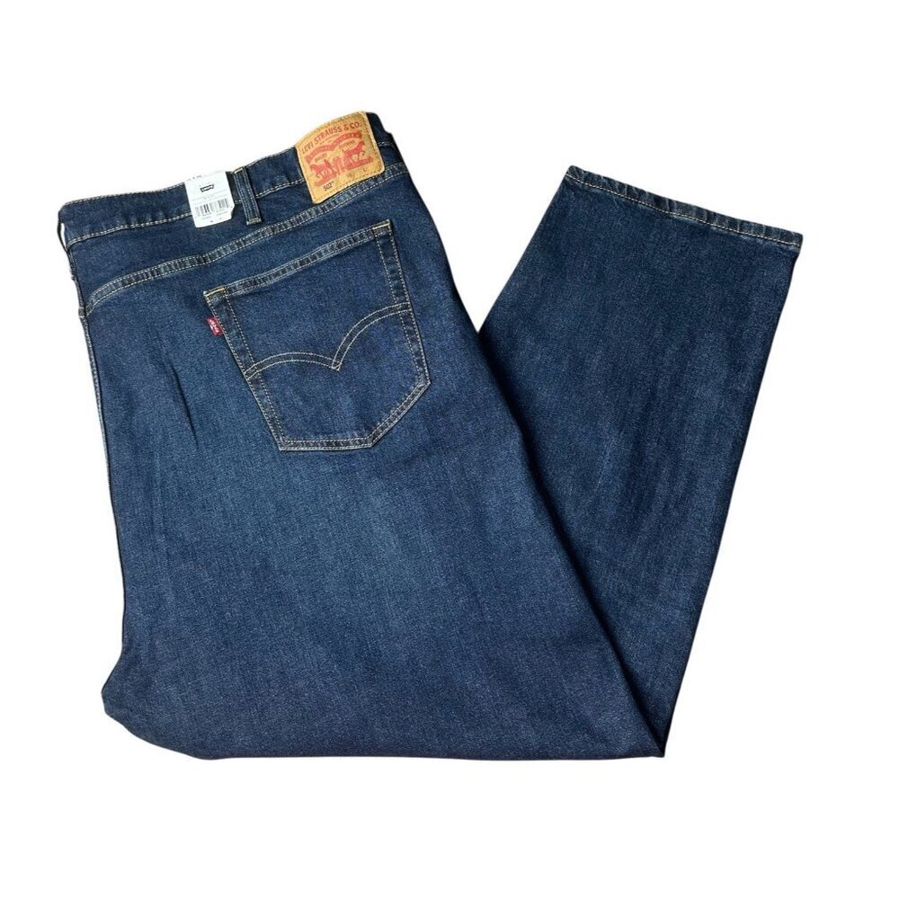 Levi's 502 Taper Jeans Men’s 56x30 Regular Stretch Big & Tall New